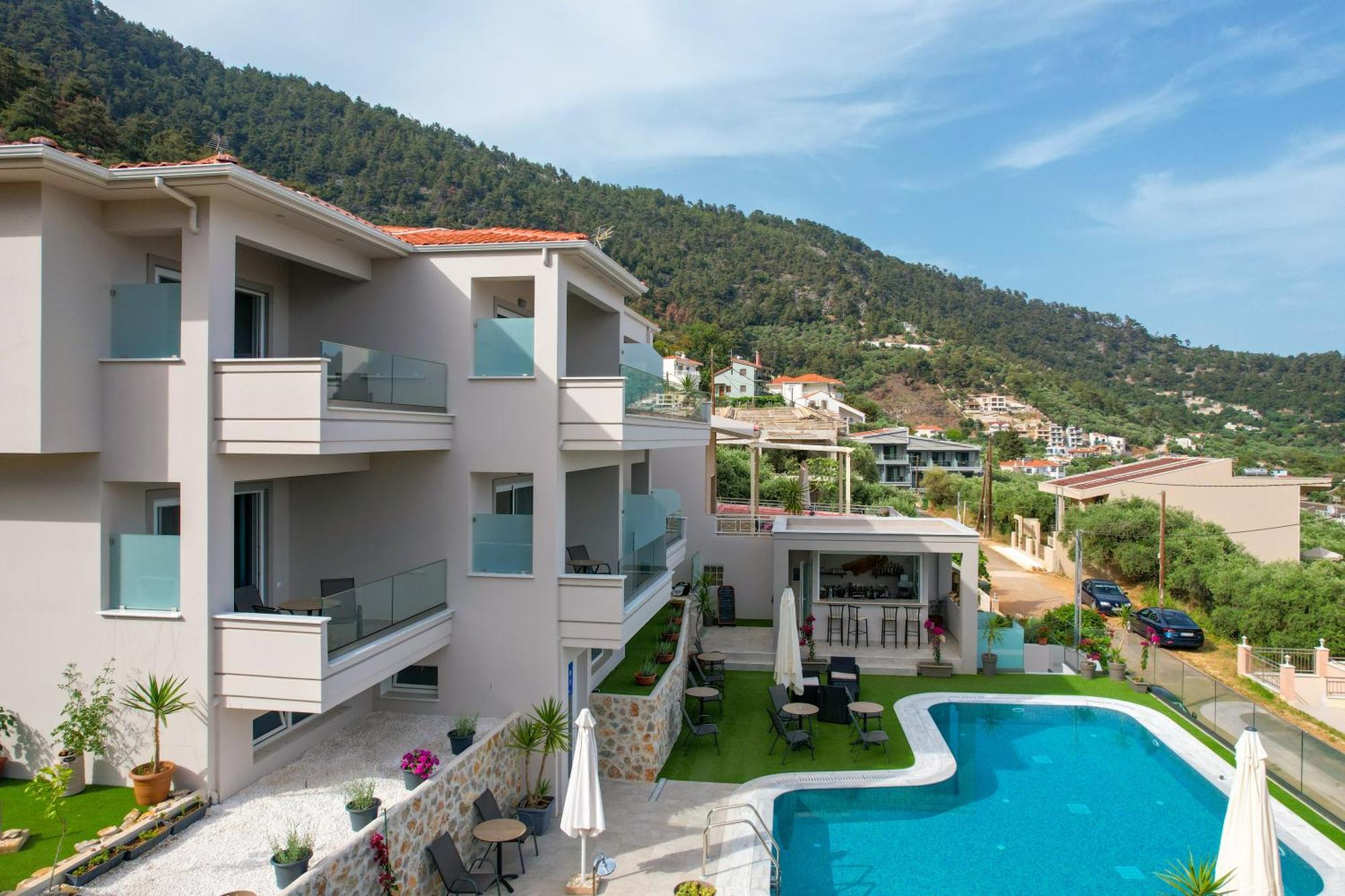 Villa Finikas Thassos Golden Beach クリッシ・アモウディア エクステリア 写真