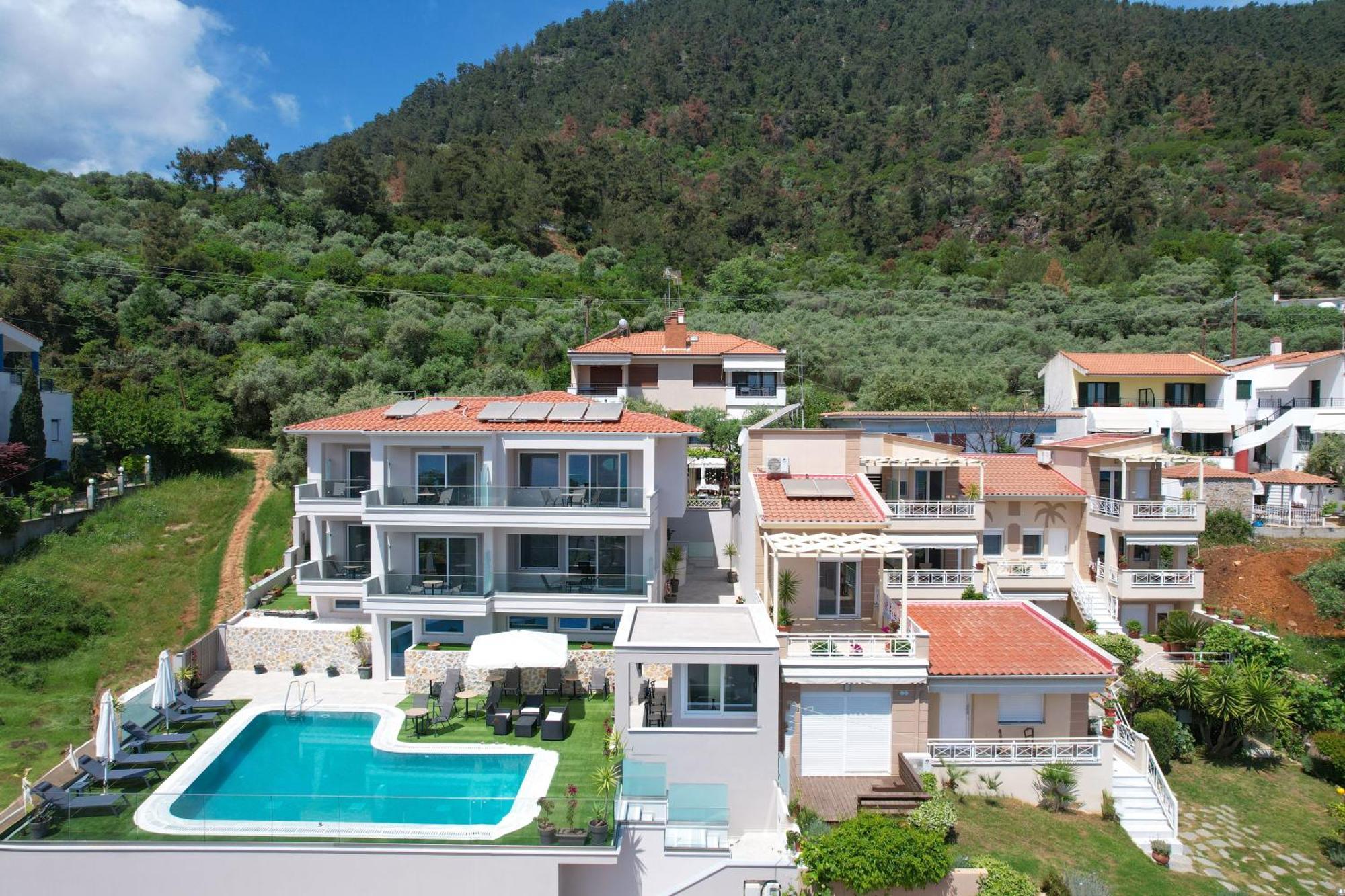 Villa Finikas Thassos Golden Beach クリッシ・アモウディア エクステリア 写真