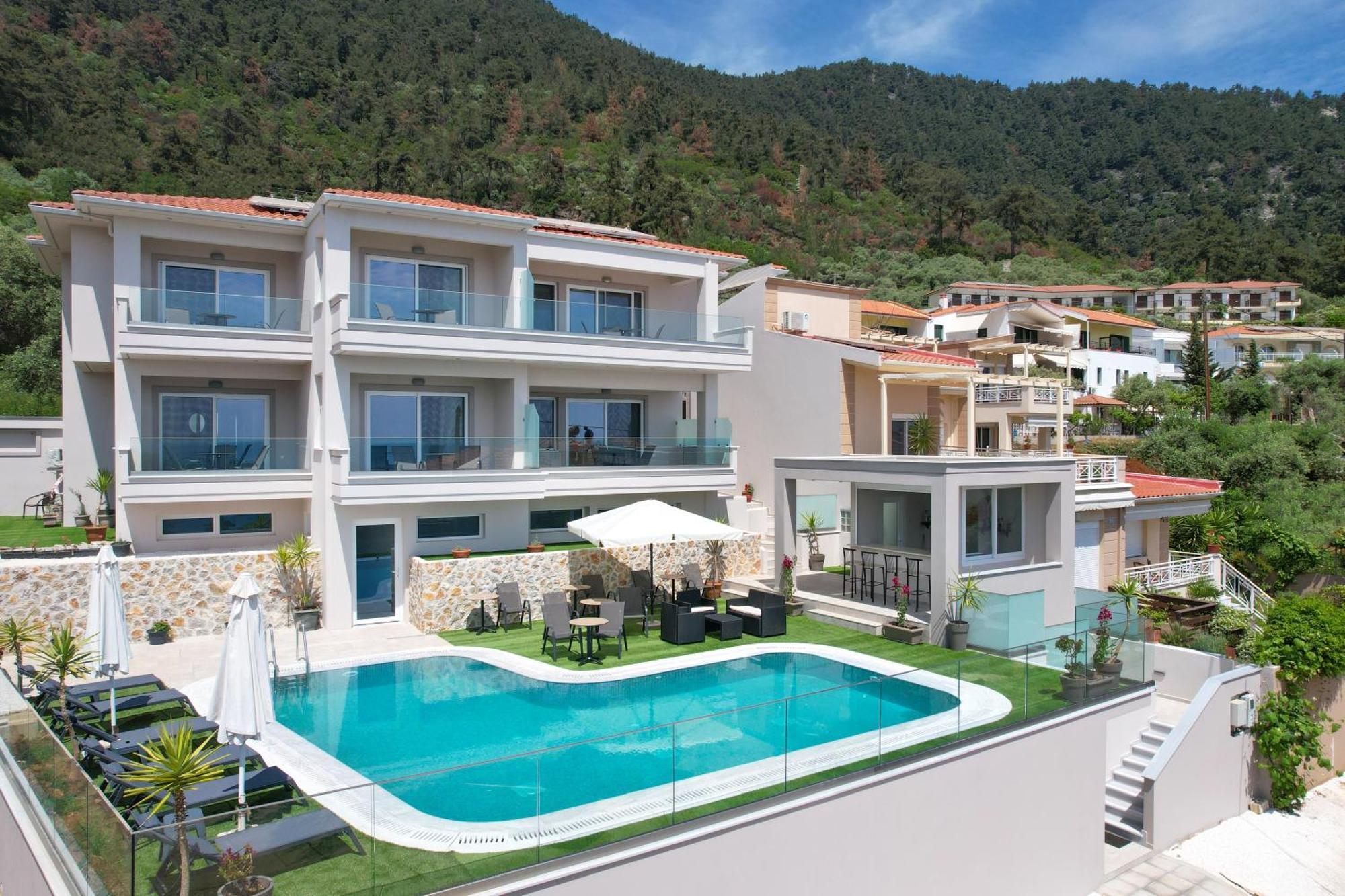 Villa Finikas Thassos Golden Beach クリッシ・アモウディア エクステリア 写真