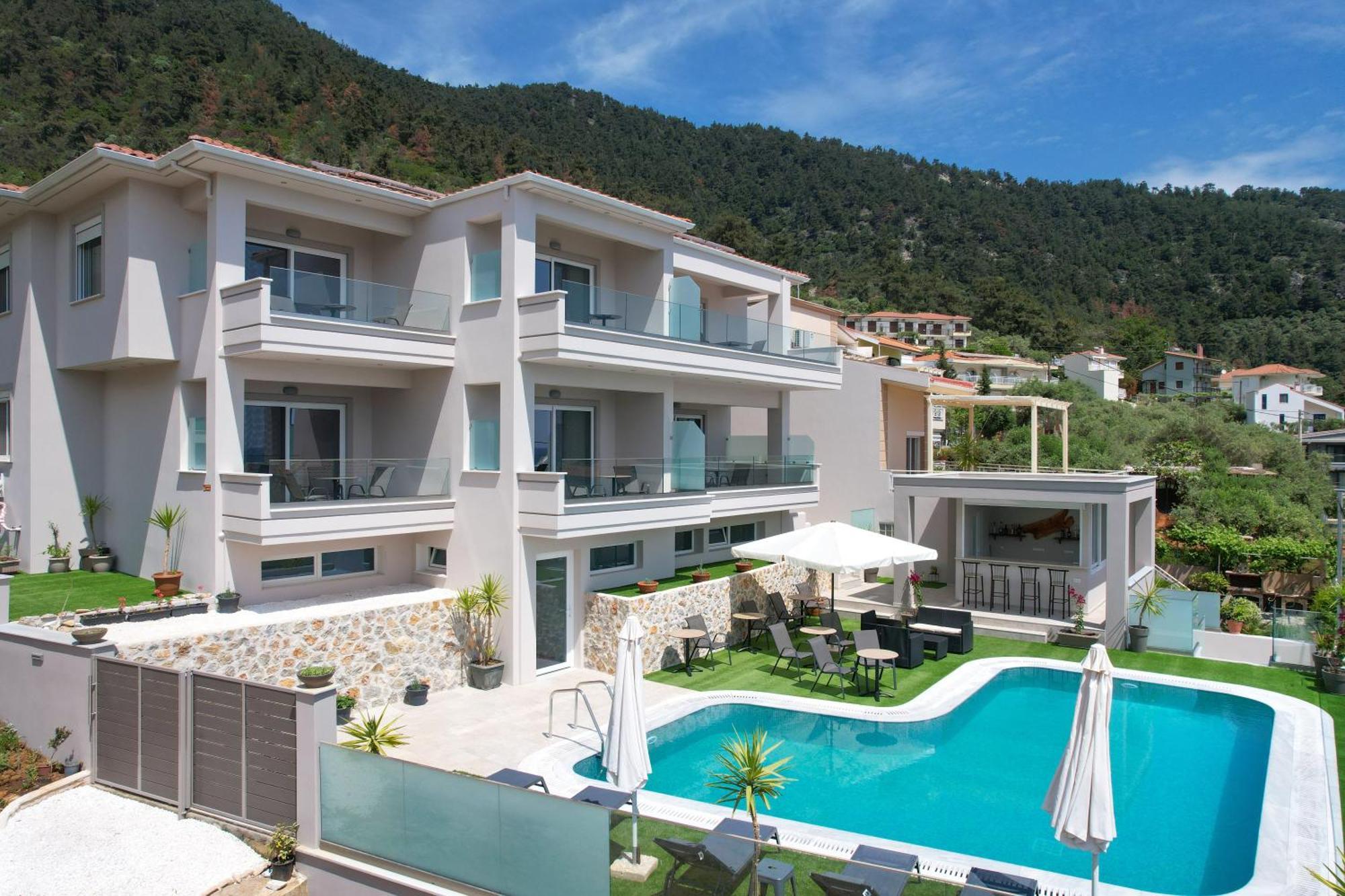 Villa Finikas Thassos Golden Beach クリッシ・アモウディア エクステリア 写真