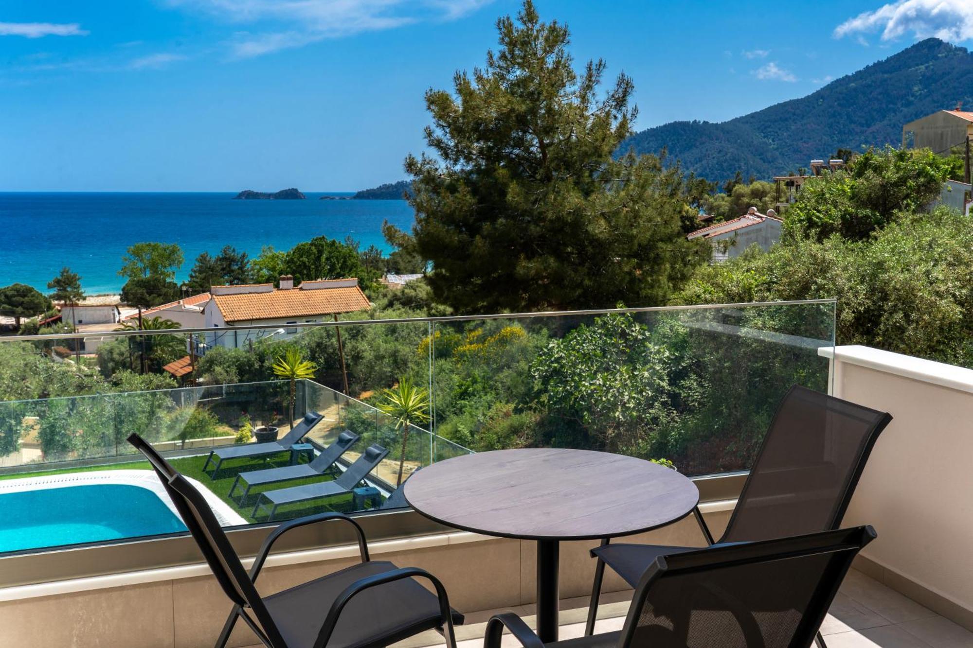 Villa Finikas Thassos Golden Beach クリッシ・アモウディア エクステリア 写真