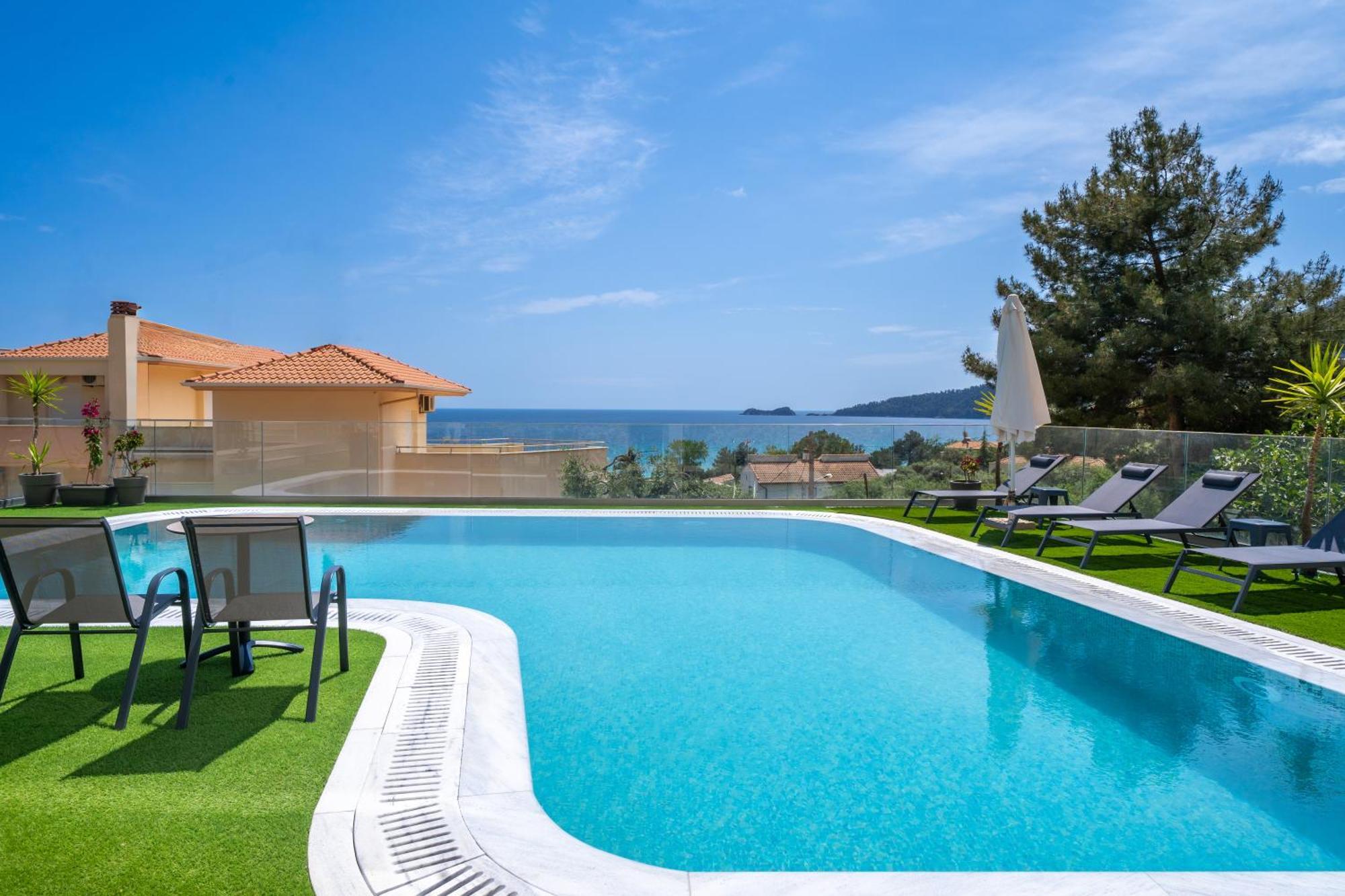 Villa Finikas Thassos Golden Beach クリッシ・アモウディア エクステリア 写真