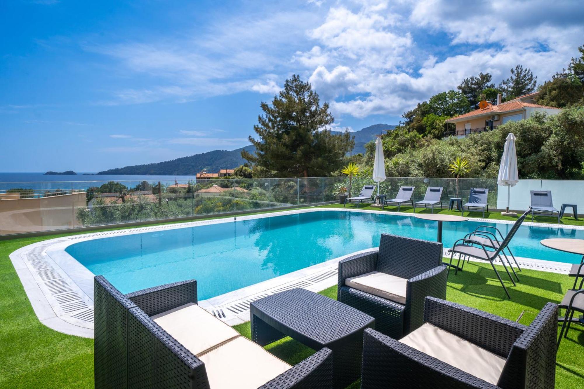 Villa Finikas Thassos Golden Beach クリッシ・アモウディア エクステリア 写真